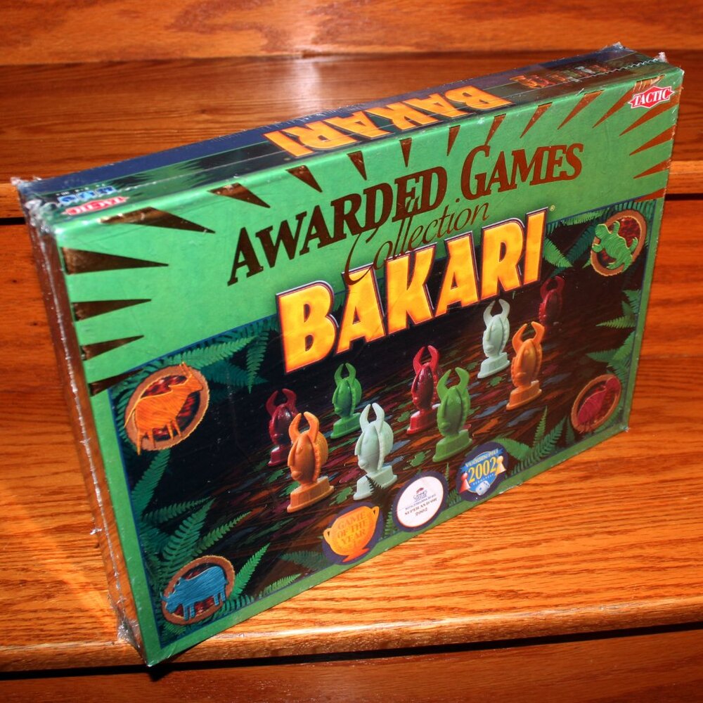 3/$188❤️sealed 2002 vintage BAKARI board game Tactic family fun jungle labyrinth